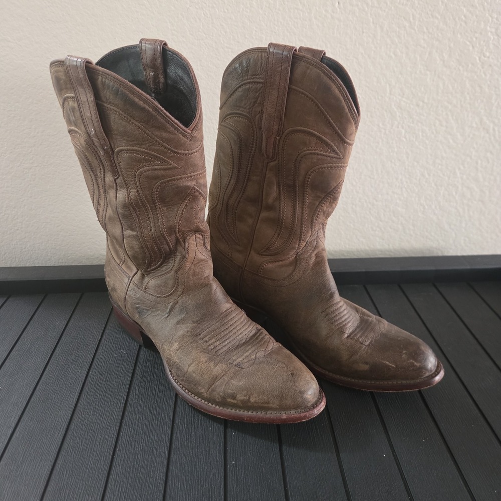 Tecovas Men's the Cartwright Leather Cowboy Boots Size 9.5 D